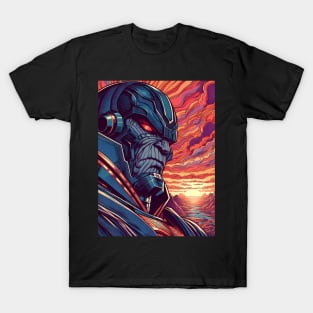 Conquer the Cosmos with Darkseid: Legendary Art and Overlord Designs Await! T-Shirt